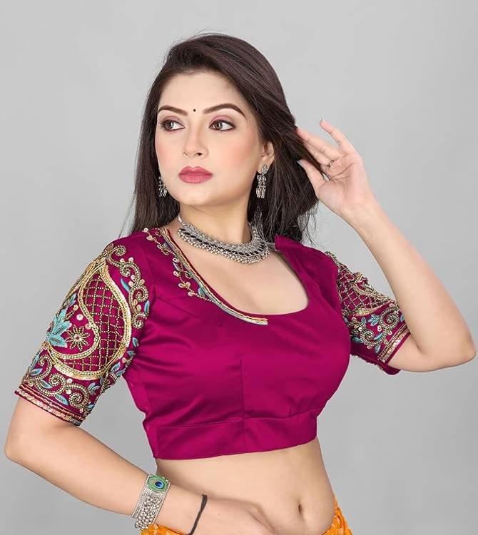 Velvet Designer Backless Blouse