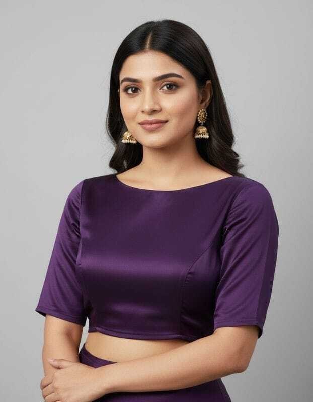 Basic Boat Neck Blouse