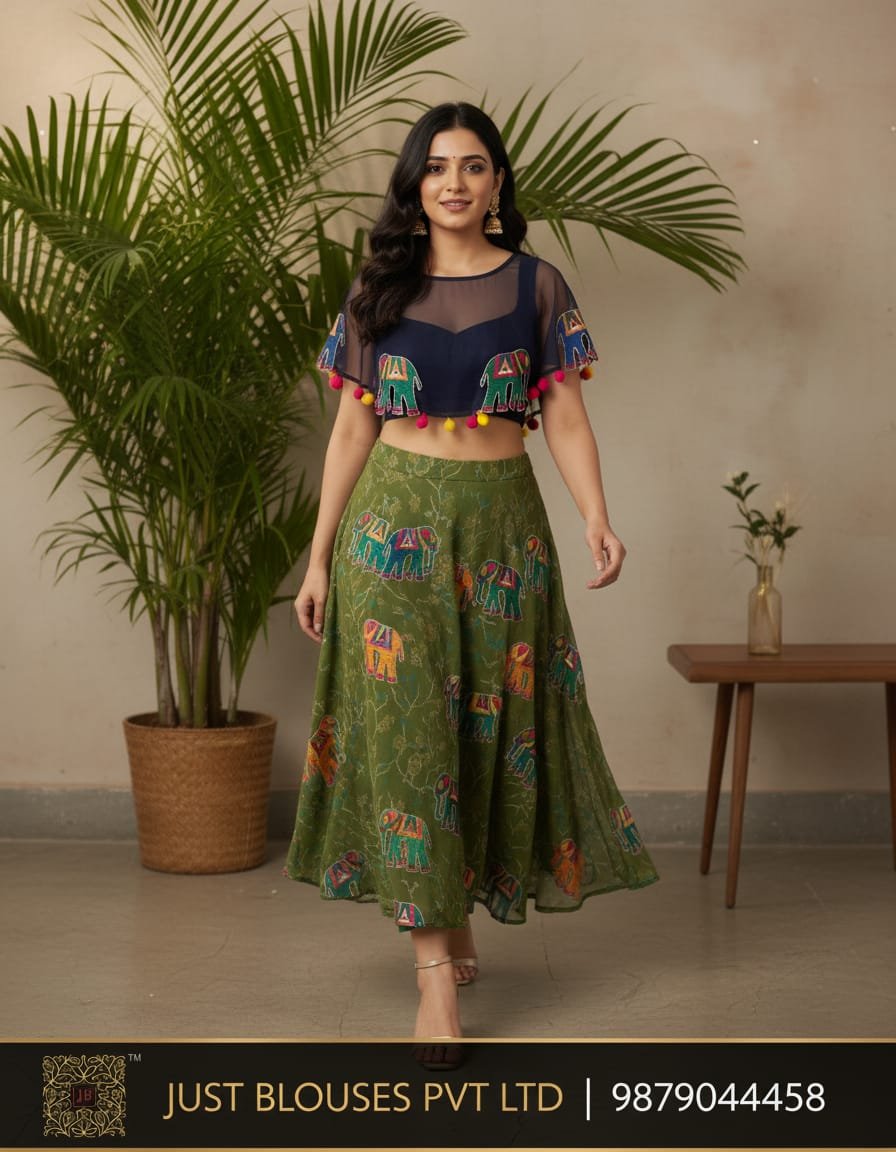 Navratri Softnet Kutchi Handwork Blouse