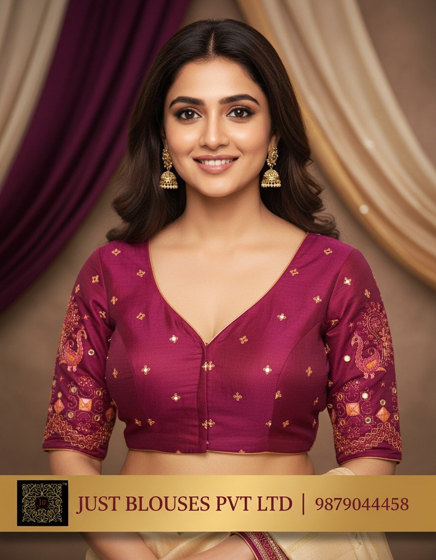 Luxury Hand Threadwork Blouse