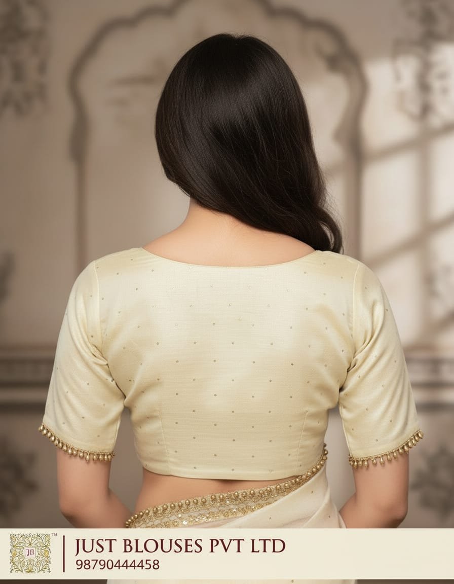 Premium Gold Badla Work Blouse