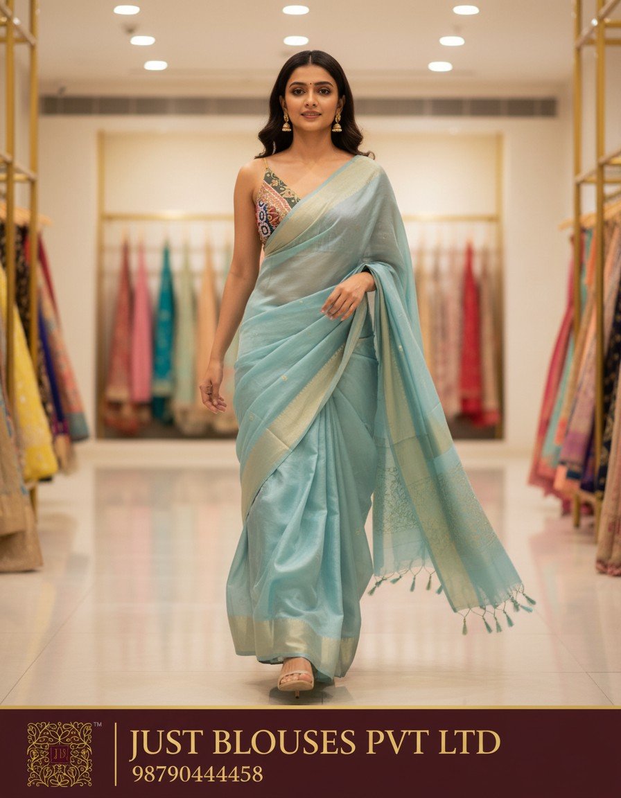 Premium Vintage Plunge Blouse