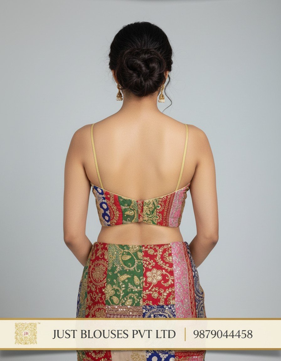 Premium Vintage Plunge Blouse