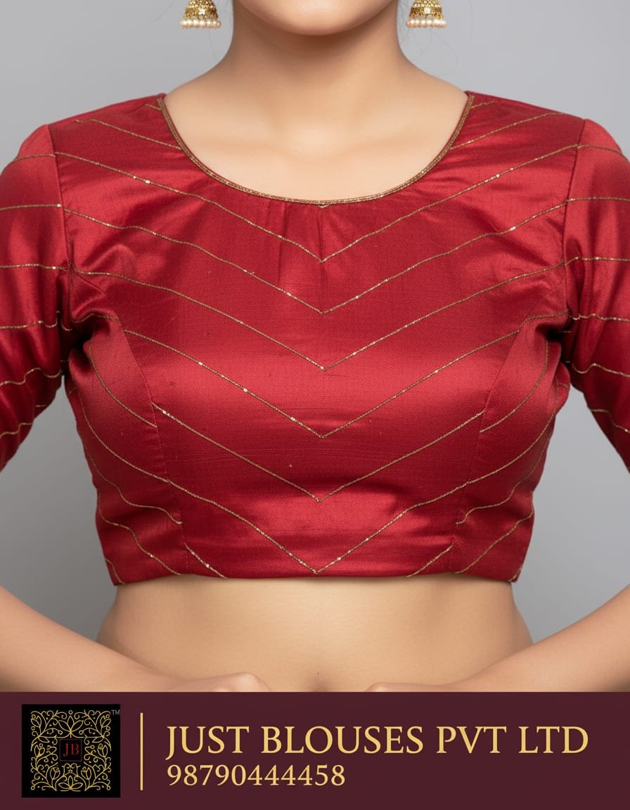 Premium Cutdana Handwork Silk Blouse