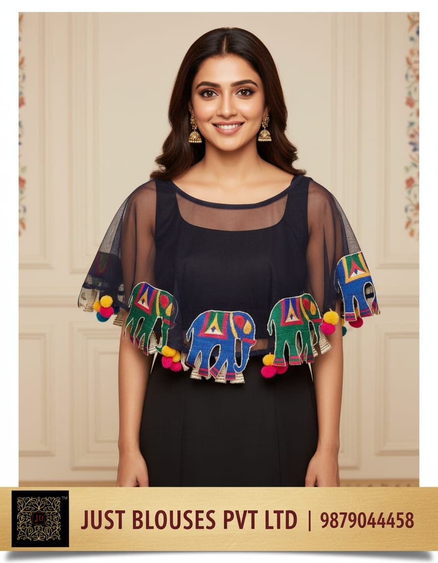 Navratri Softnet Kutchi Handwork Blouse