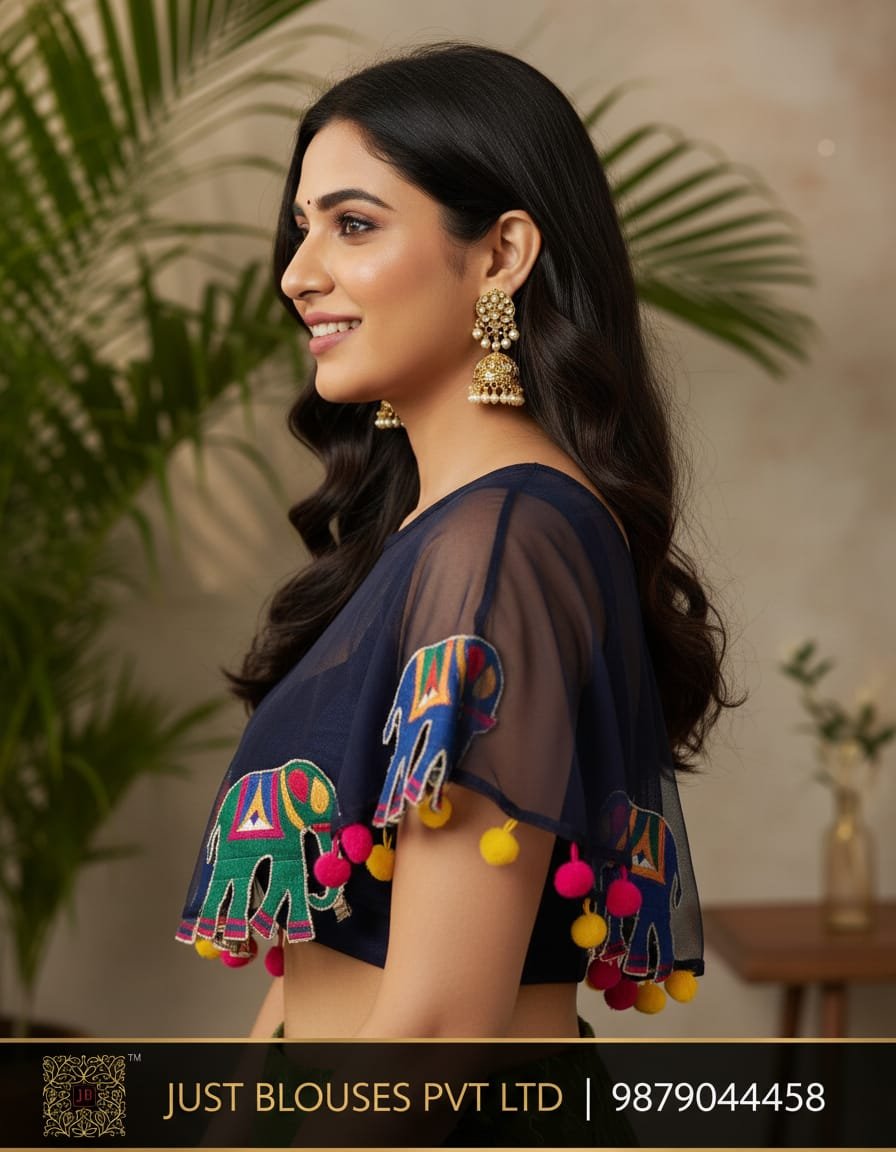 Navratri Softnet Kutchi Handwork Blouse