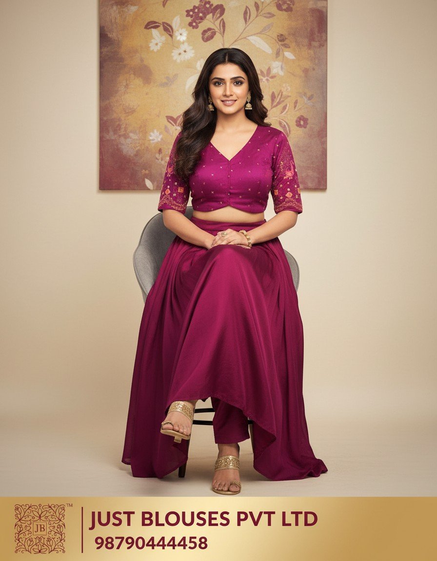 Luxury Hand Threadwork Blouse