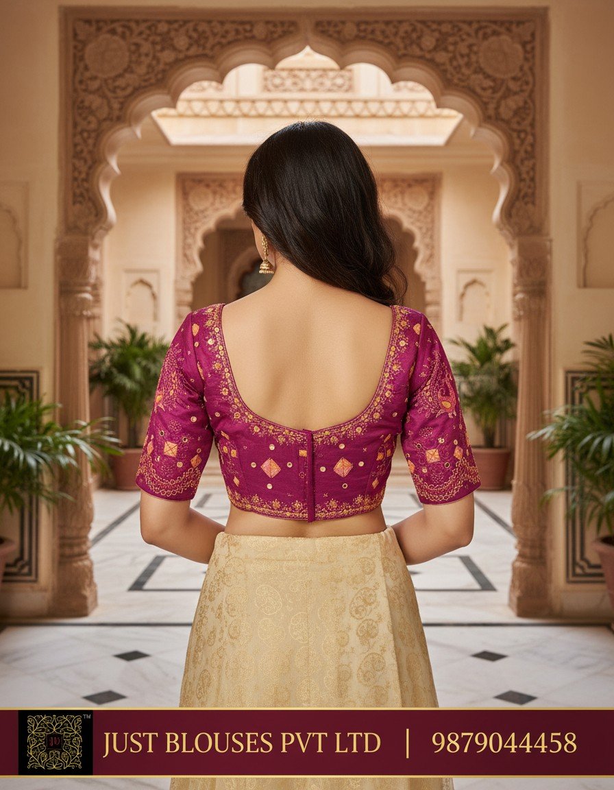 Luxury Hand Threadwork Blouse