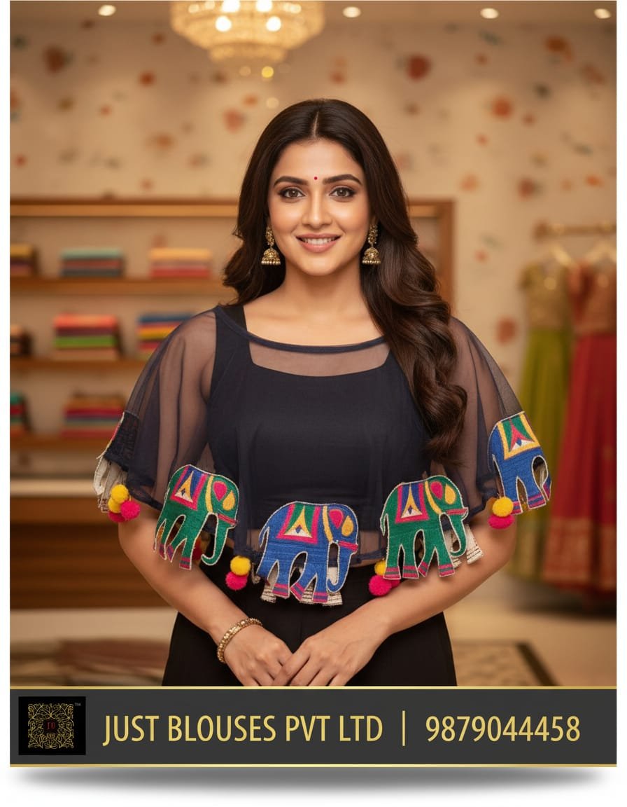 Navratri Softnet Kutchi Handwork Blouse