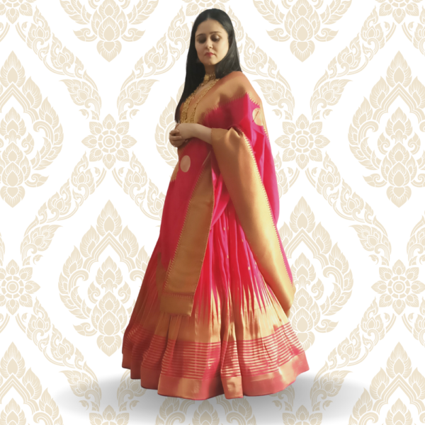 Millennial Banarasi silk Lengha Choli